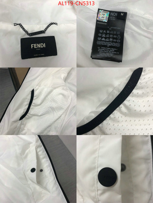 Down jacket Men-Fendi,what best replica sellers , ID: CN5313,$: 119USD