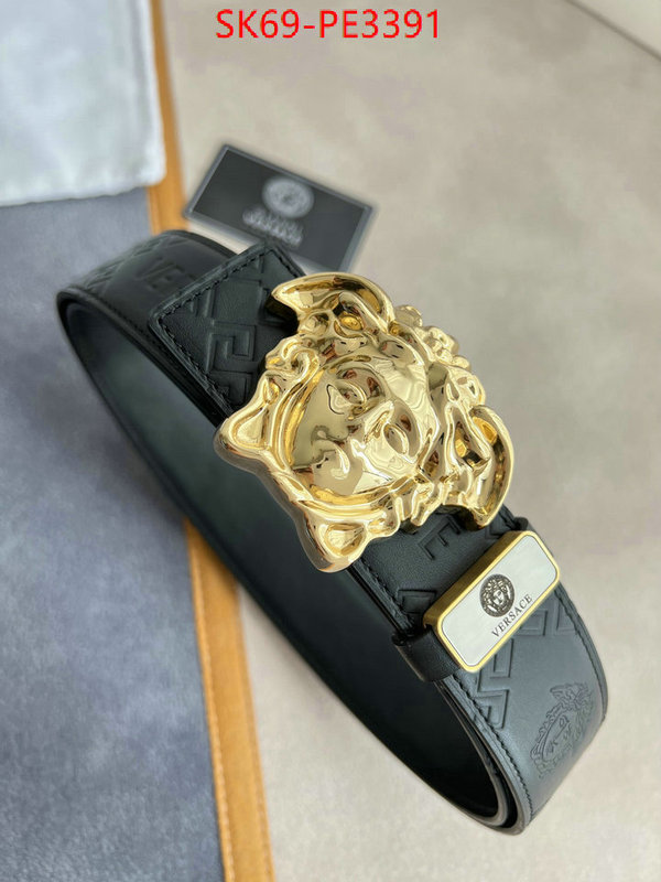 Belts-Versace,2023 aaaaa replica 1st copy , ID: PE3391,$: 69USD