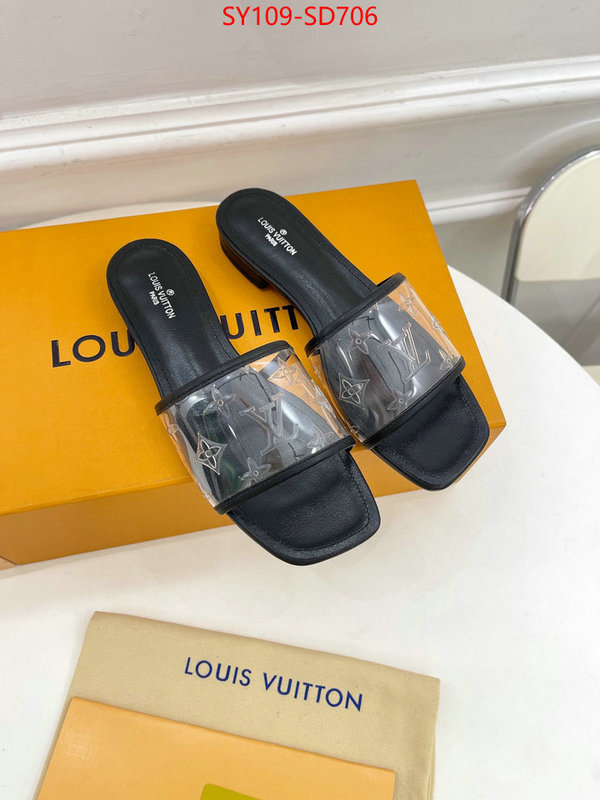 Women Shoes-LV,mirror copy luxury , ID: SD706,$: 109USD