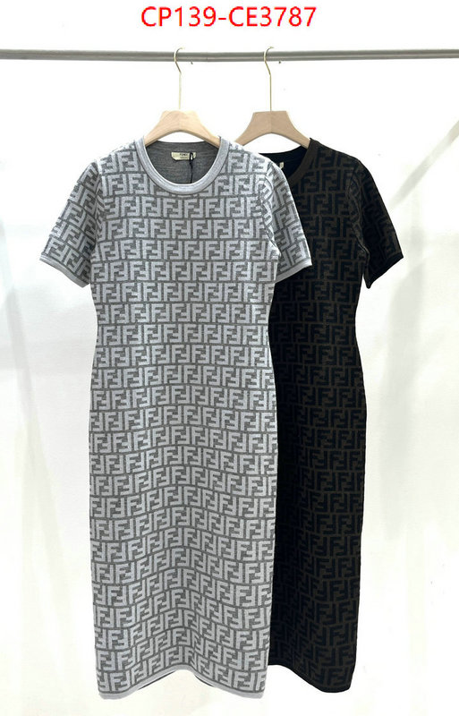 Clothing-Fendi,designer 1:1 replica , ID: CE3787,$: 139USD