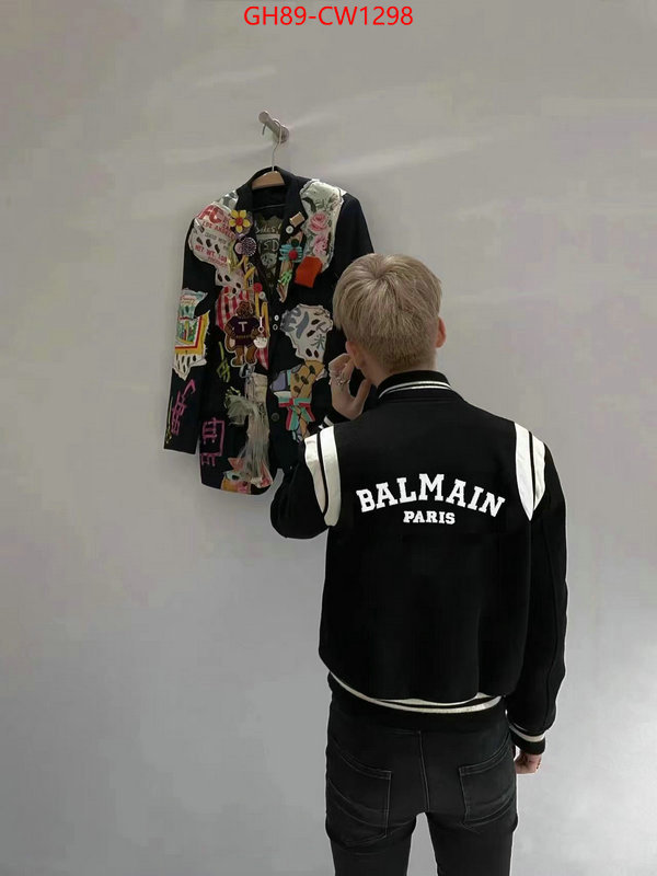 Clothing-Balmain,how to buy replica shop , ID: CW1298,$: 89USD