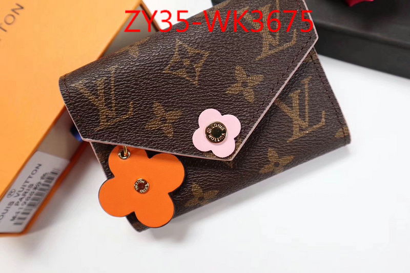 LV Bags(4A)-Wallet,ID: WK3675,$:35USD