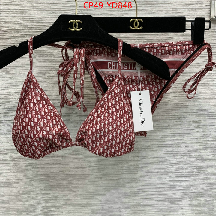 Swimsuit-Dior,top perfect fake , ID: YD848,$: 49USD