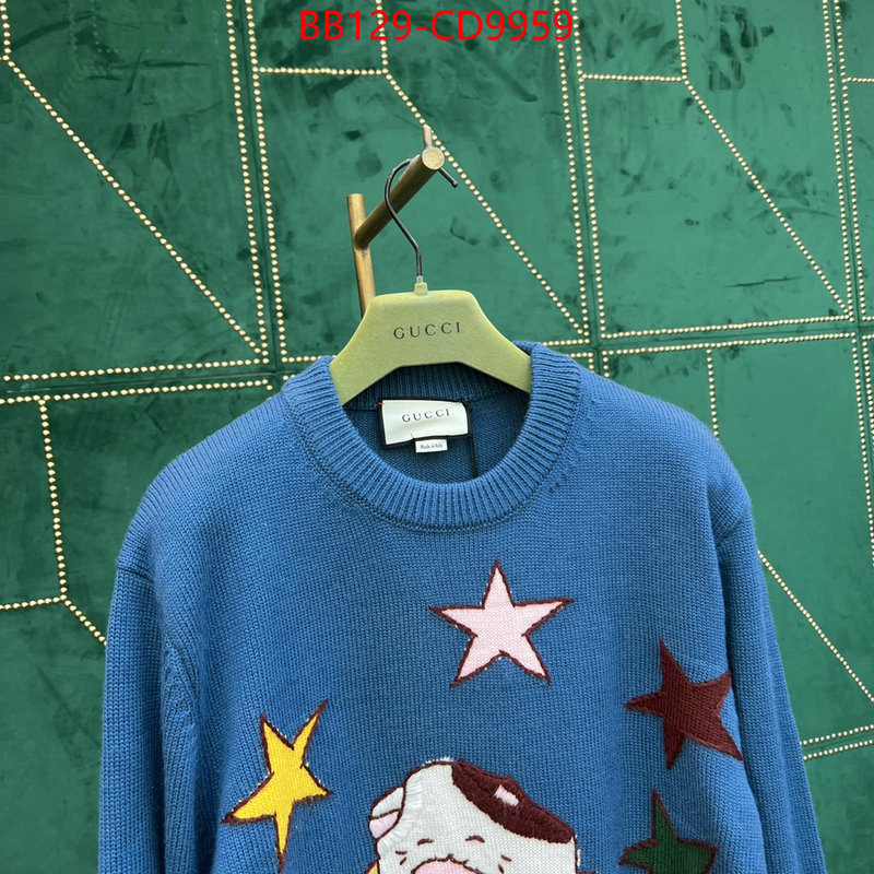 Clothing-Gucci,sellers online , ID: CD9959,$: 129USD