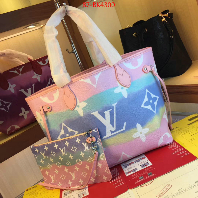 LV Bags(4A)-Neverfull-,shop now ,ID: BK4300,$: 87USD