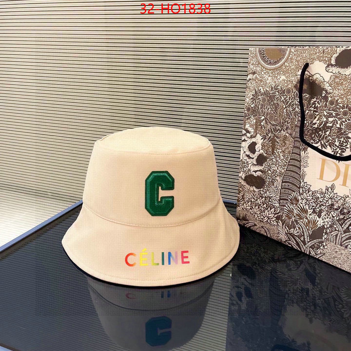 Cap (Hat)-Celine,wholesale 2023 replica , ID: HO1838,$: 32USD