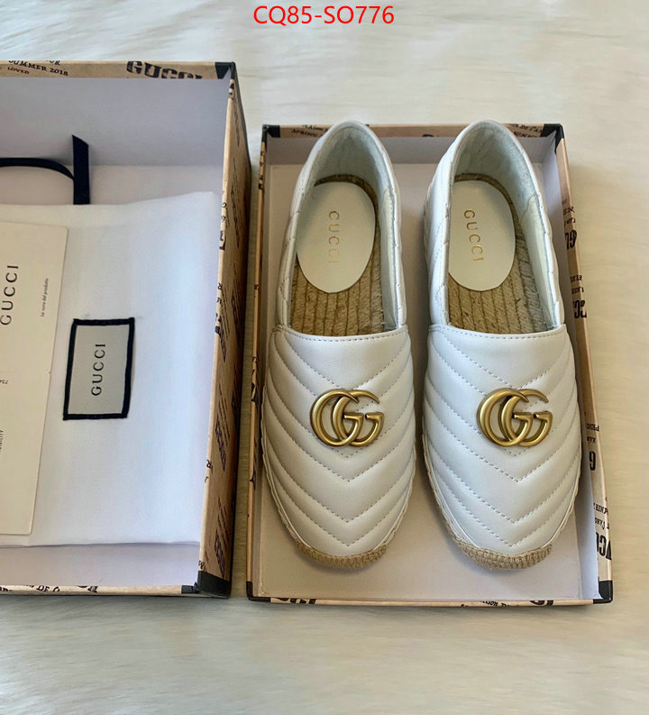 Women Shoes-Gucci,best quality replica , ID: SO776,$: 85USD