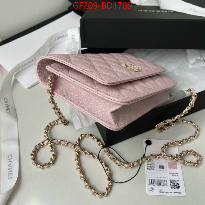 Chanel Bags(TOP)-Diagonal-,ID: BD1709,$: 209USD