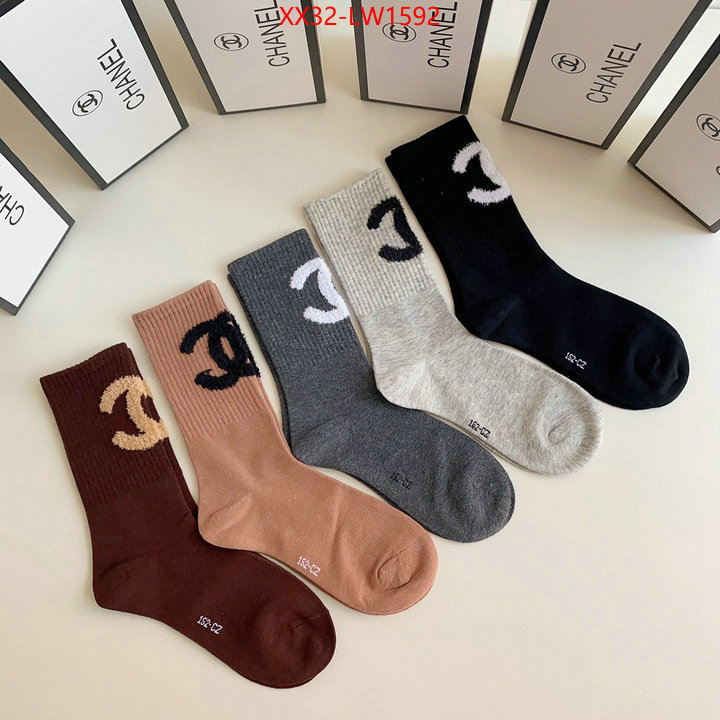 Sock-Chanel,sell high quality , ID: LW1592,$: 32USD