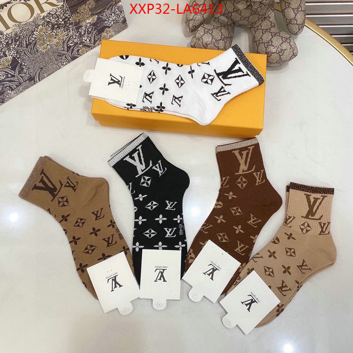 Sock-LV,designer 1:1 replica , ID: LA6413,$: 32USD