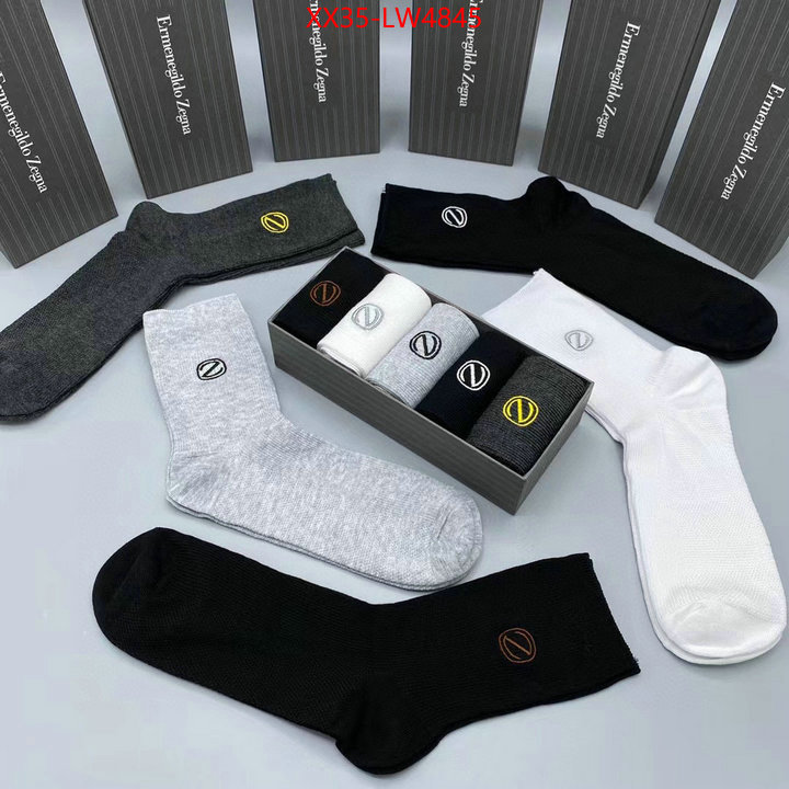 Sock-Zegna,aaaaa replica designer , ID: LW4845,$: 35USD