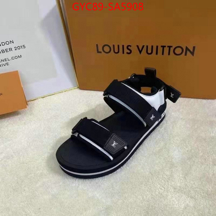 Women Shoes-LV,wholesale imitation designer replicas , ID: SA5908,$: 89USD