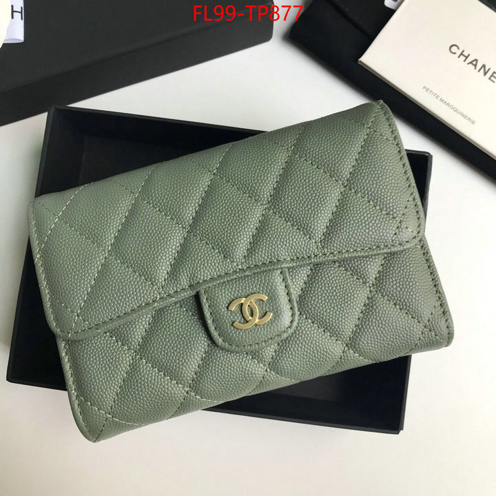 Chanel Bags(4A)-Wallet-,ID: TP877,$: 99USD