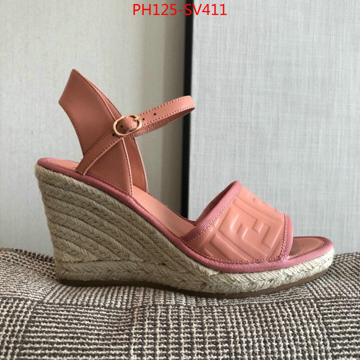 Women Shoes-Fendi,replica online , ID: SV411,$:125USD