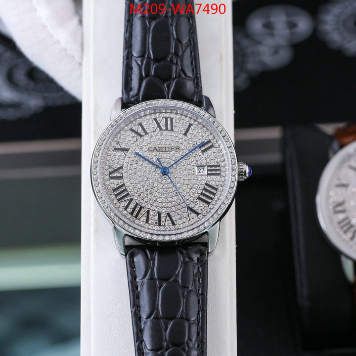 Watch(4A)-Cartier,the most popular , ID: WA7490,$: 209USD