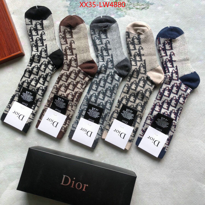 Sock-Dior,designer fake , ID: LW4880,$: 35USD