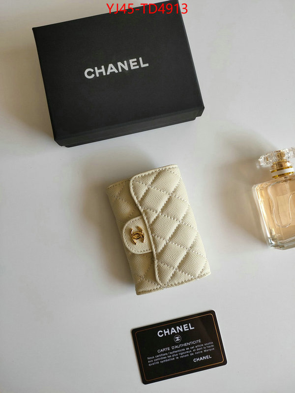 Chanel Bags(4A)-Wallet-,ID: TD4913,$: 45USD