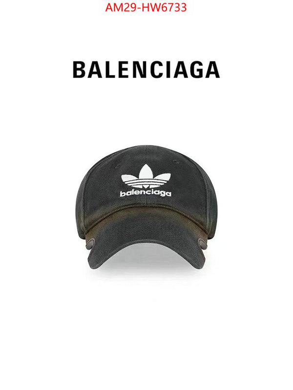 Cap (Hat)-Balenciaga,wholesale replica shop , ID: HW6733,$: 29USD