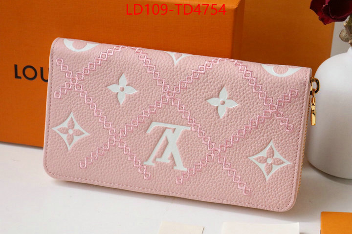 LV Bags(TOP)-Wallet,ID: TD4754,$: 109USD