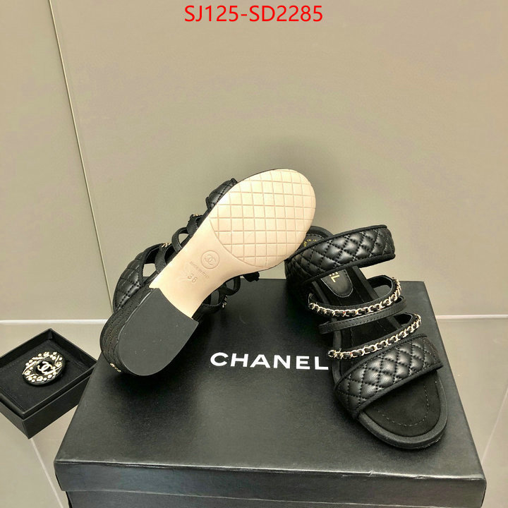 Women Shoes-Chanel,shop cheap high quality 1:1 replica , ID: SD2285,$: 125USD