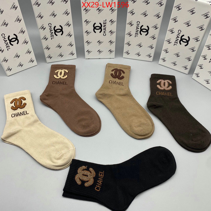 Sock-Chanel,where can i buy the best 1:1 original , ID: LW1596,$: 29USD