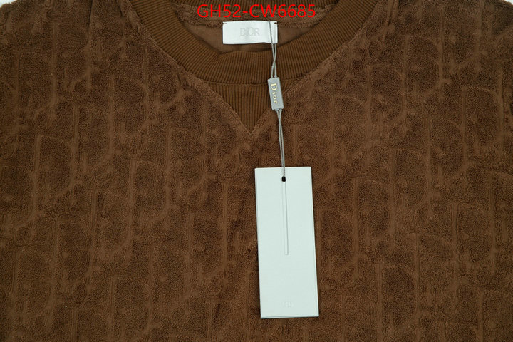 Clothing-Dior,best quality replica , ID: CW6685,$: 52USD