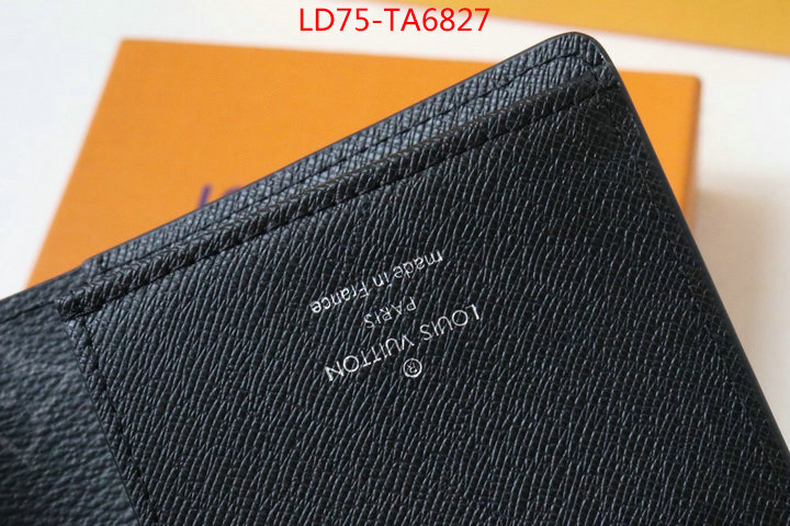 LV Bags(TOP)-Wallet,ID: TA6827,$: 75USD