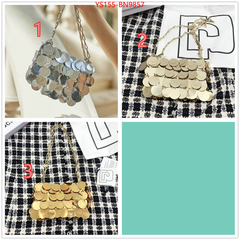 Paco Rabanne Bags (TOP)-Diagonal-,shop designer replica ,ID: BN9857,$: 155USD