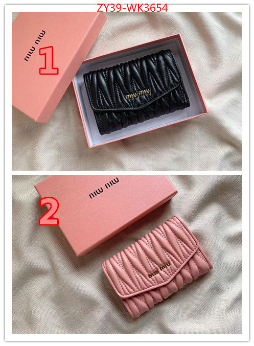 Miu Miu Bags(4A)-Wallet,new designer replica ,ID: WK3654,$:39USD