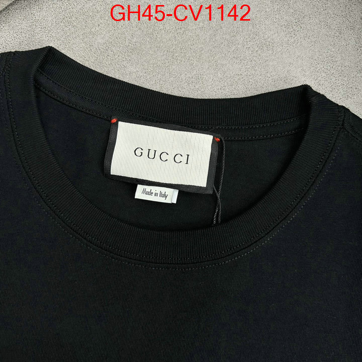 Clothing-Gucci,best replica 1:1 , ID: CV1142,$: 45USD