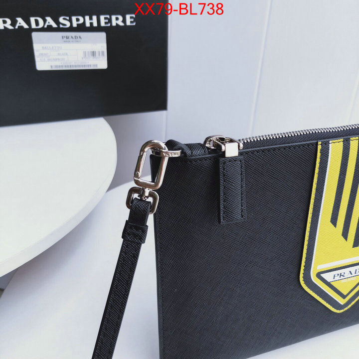 Prada Bags(TOP)-Clutch-,ID: BL738,$:79USD