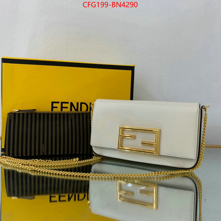 Fendi Bags(TOP)-Baguette,replica 2023 perfect luxury ,ID: BN4290,$: 199USD