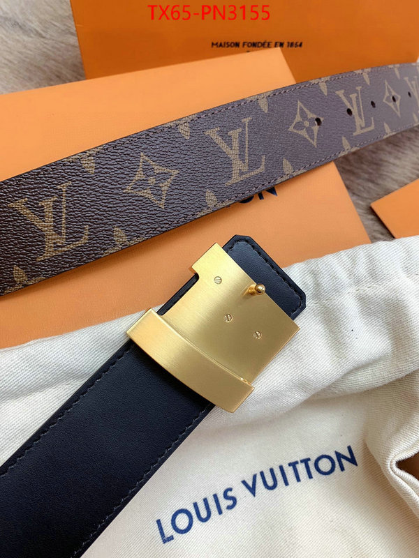 Belts-LV,shop the best high authentic quality replica , ID: PN3155,$: 65USD