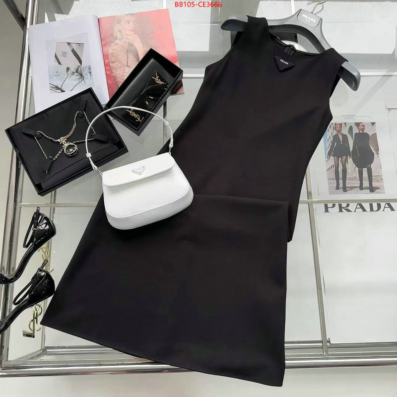 Clothing-Prada,high quality designer replica , ID: CE3666,$:105USD