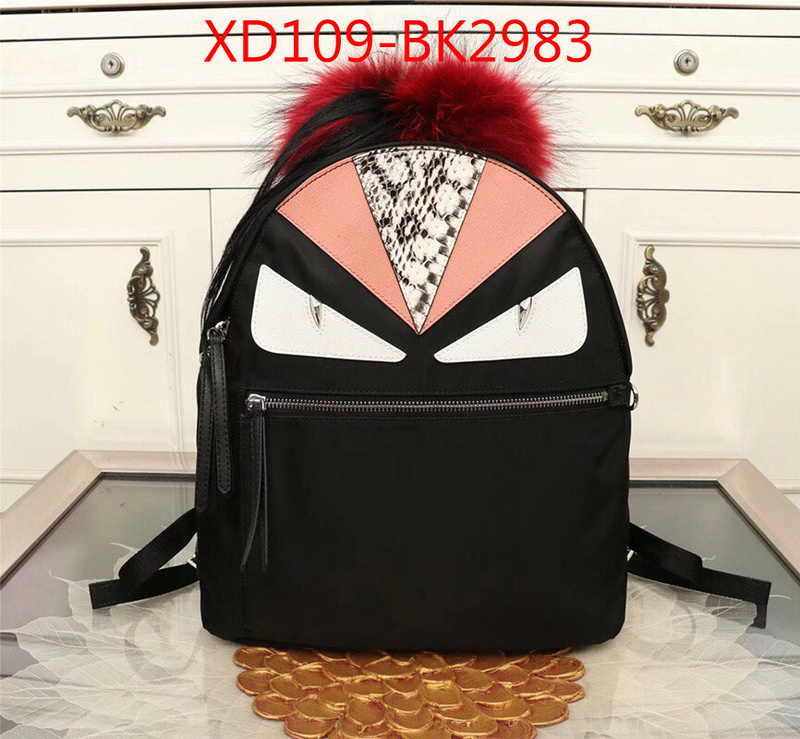 Fendi Bags(4A)-Backpack-,top quality fake ,ID: BK2983,$:109USD