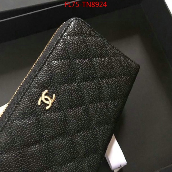 Chanel Bags(4A)-Wallet-,ID: TN8924,$: 75USD