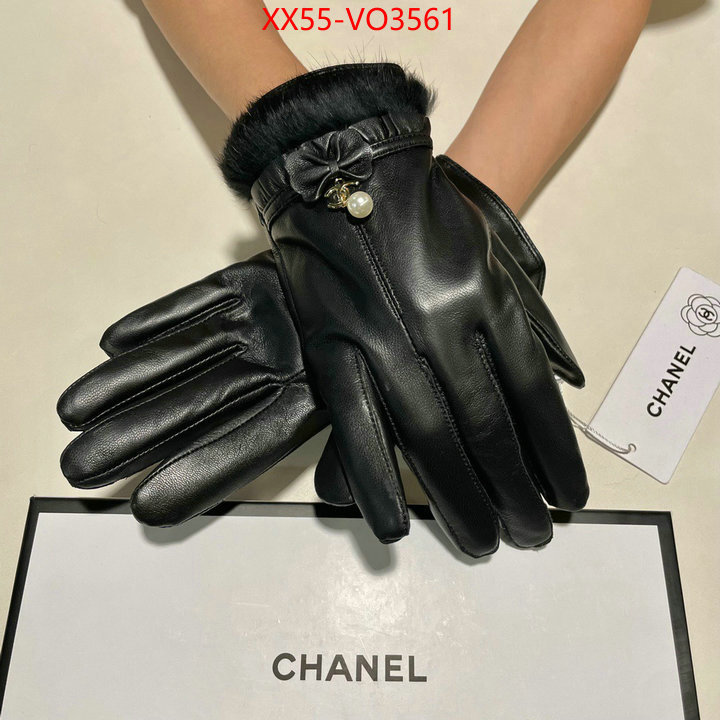 Gloves-Chanel,mirror copy luxury , ID: VO3561,$: 55USD