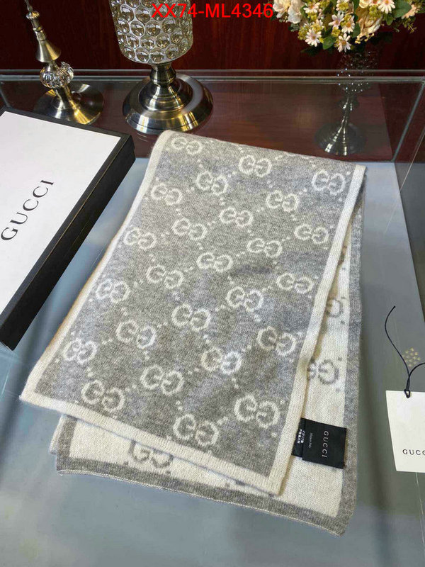 Scarf-Gucci,fake designer , ID: ML4346,$: 74USD