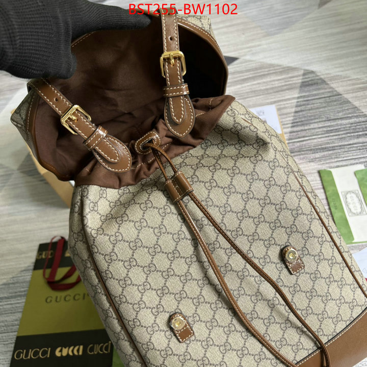 Gucci Bags(TOP)-Backpack-,fake cheap best online ,ID: BW1102,$: 255USD