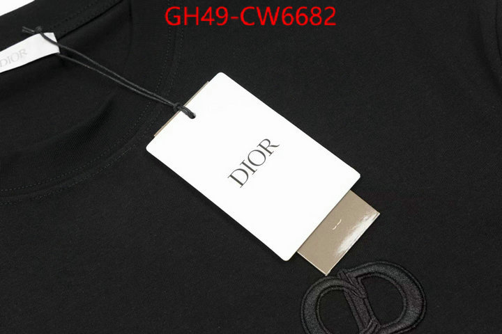 Clothing-Dior,replica aaaaa+ designer ,ID: CW6682,$: 49USD