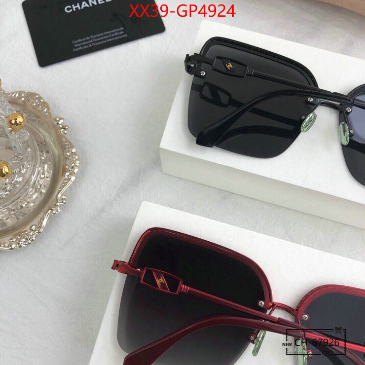 Glasses-Chanel,top perfect fake , ID: GP4924,$: 39USD