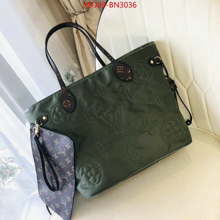 LV Bags(4A)-Neverfull-,where to buy replicas ,ID: BN3036,$: 89USD