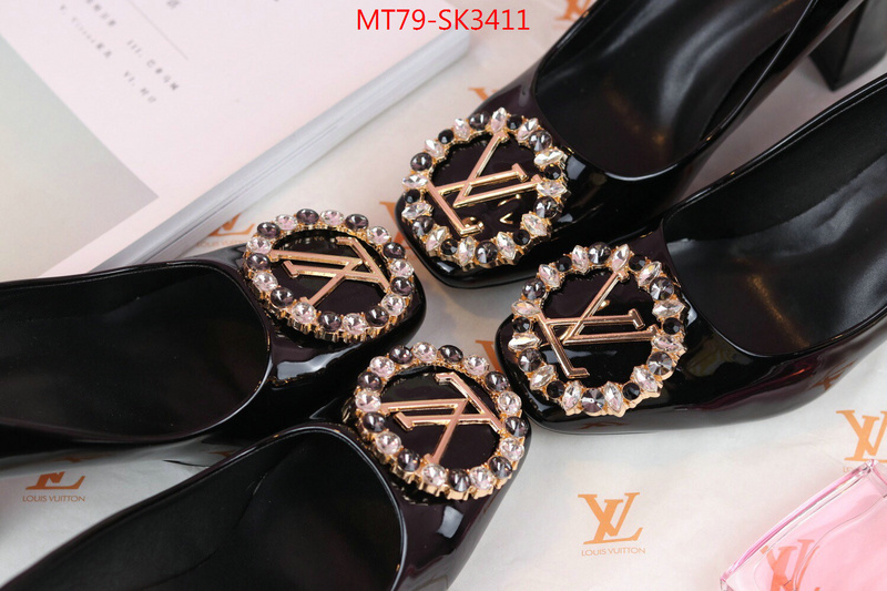 Women Shoes-LV,counter quality , ID: SK3411,$:79USD