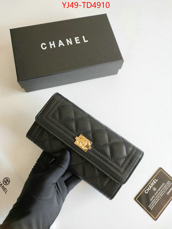 Chanel Bags(4A)-Wallet-,ID: TD4910,$: 49USD