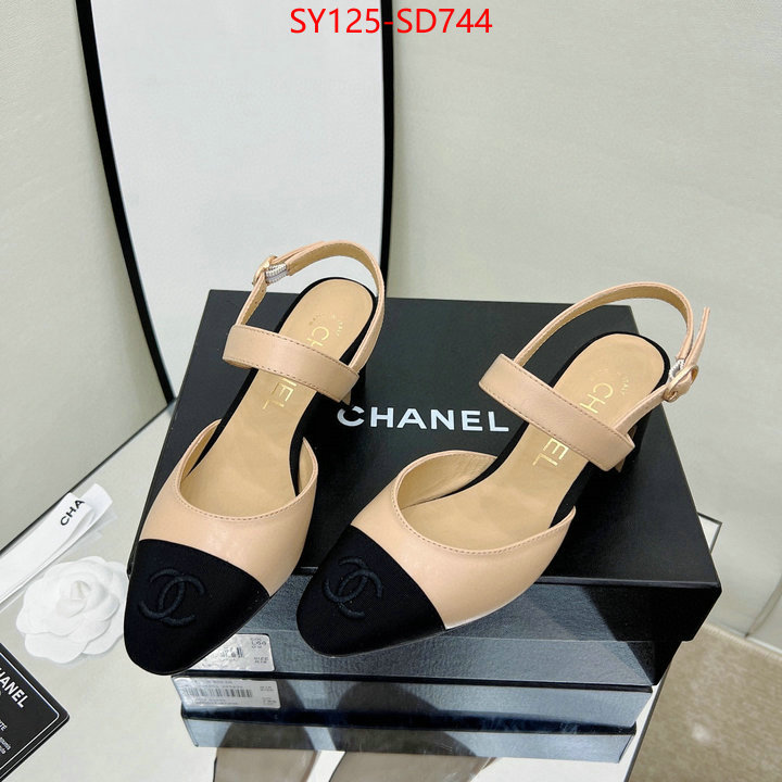 Women Shoes-Chanel,best replica quality , ID: SD744,$: 125USD