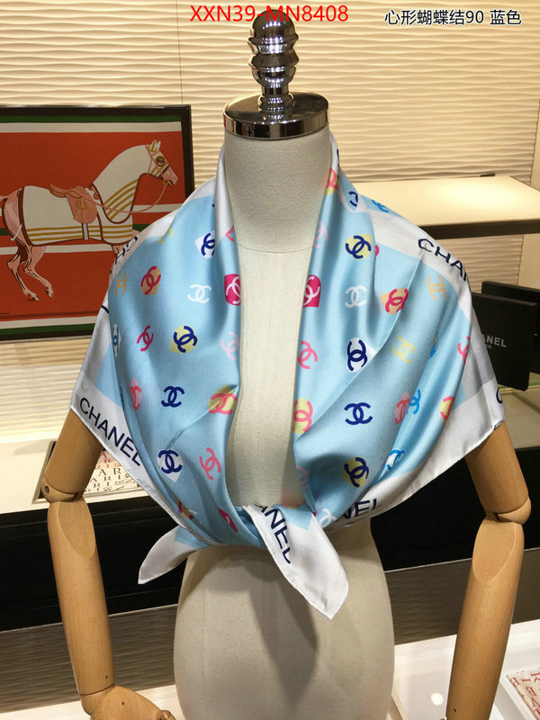 Scarf-Chanel,outlet sale store , ID: MN8408,$: 39USD