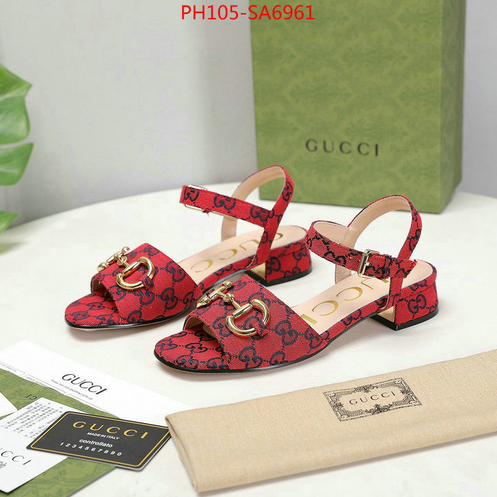 Women Shoes-Gucci,the highest quality fake , ID: SA6961,$: 105USD