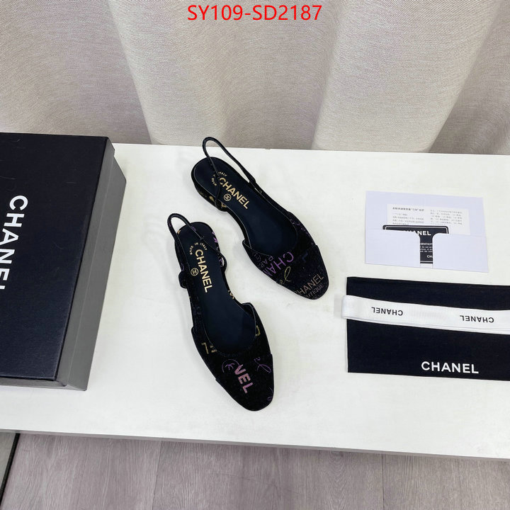 Women Shoes-Chanel,fashion replica , ID: SD2187,$: 109USD