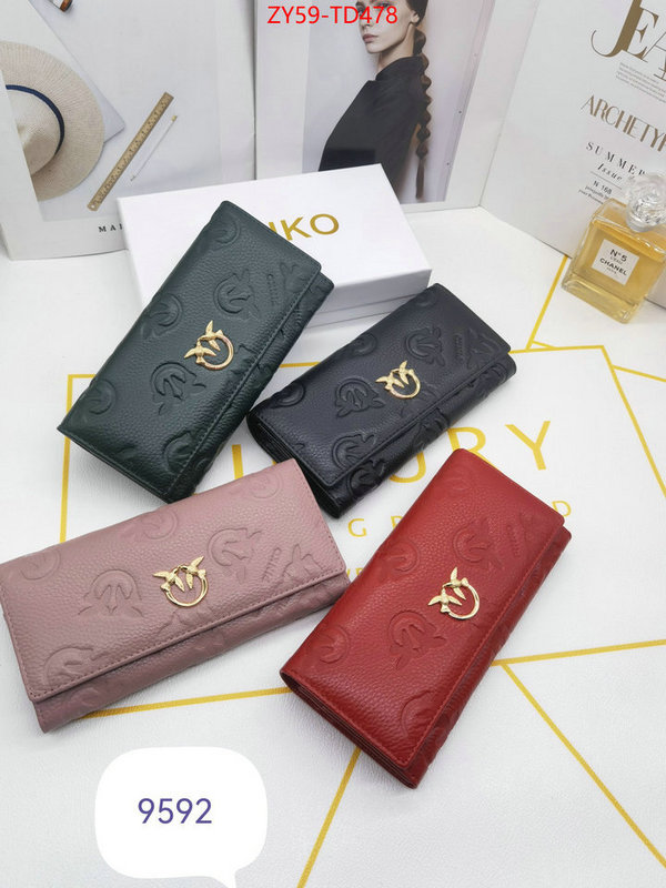 PINKO Bags(4A)-Wallet,sell online luxury designer ,ID: TD478,$: 59USD