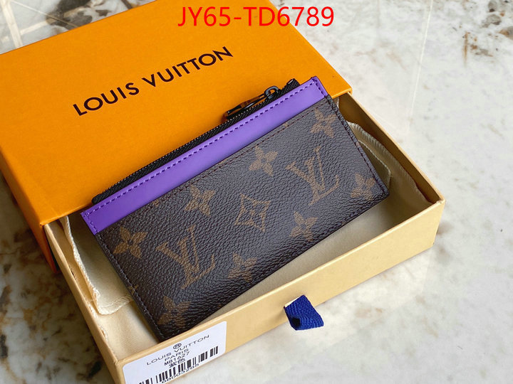 LV Bags(TOP)-Wallet,ID: TD6789,$: 65USD